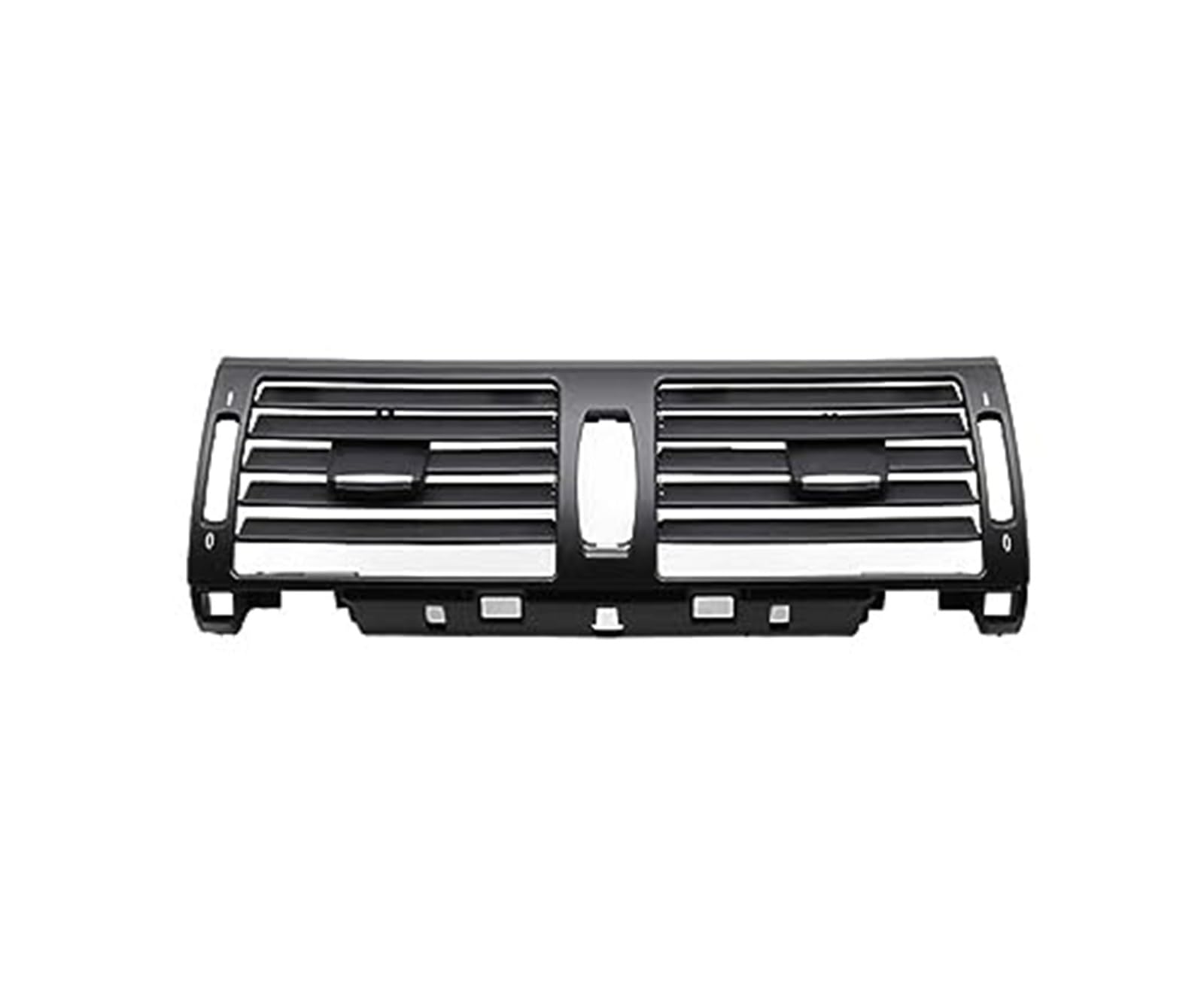 XUBOR Innenraum-Armaturenbrett vorne in der Mitte Links rechts Klimaanlagen-Panel hinten AC-Entlüftungsgitter-Auslassabdeckung, for, X5 X6 E70 E71 E72 2007–2013(Black Middle) von XUBOR