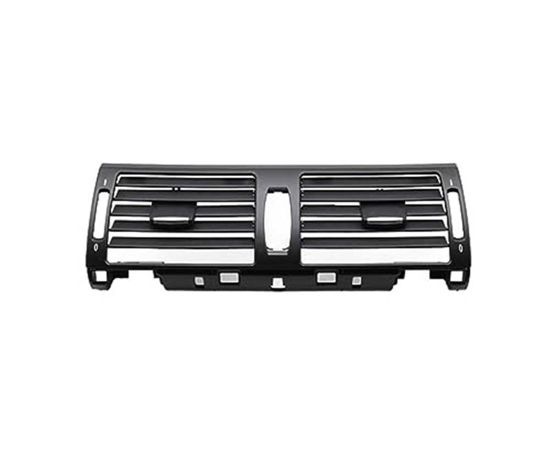 XUBOR Innenraum-Armaturenbrett vorne in der Mitte Links rechts Klimaanlagen-Panel hinten AC-Entlüftungsgitter-Auslassabdeckung, for, X5 X6 E70 E71 E72 2007–2013(Black Middle) von XUBOR