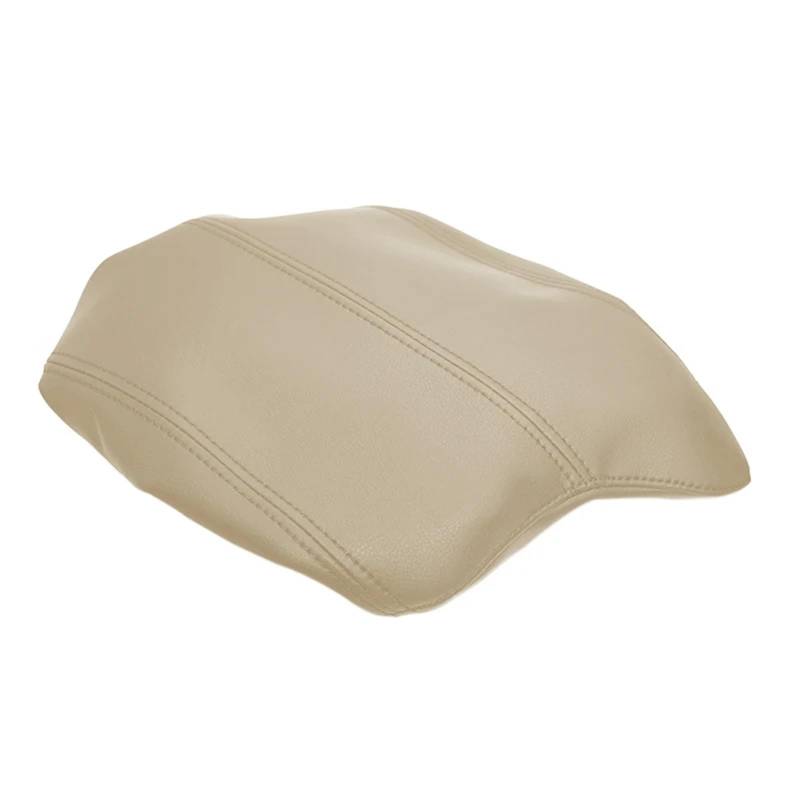 XUBOR LHD-Autozubehör Mikrofaser-Leder-Mittelkonsolendeckel Armlehnenkastenabdeckung, for Accord, 9. 2014-2016 Gummibandtyp(Beige) von XUBOR