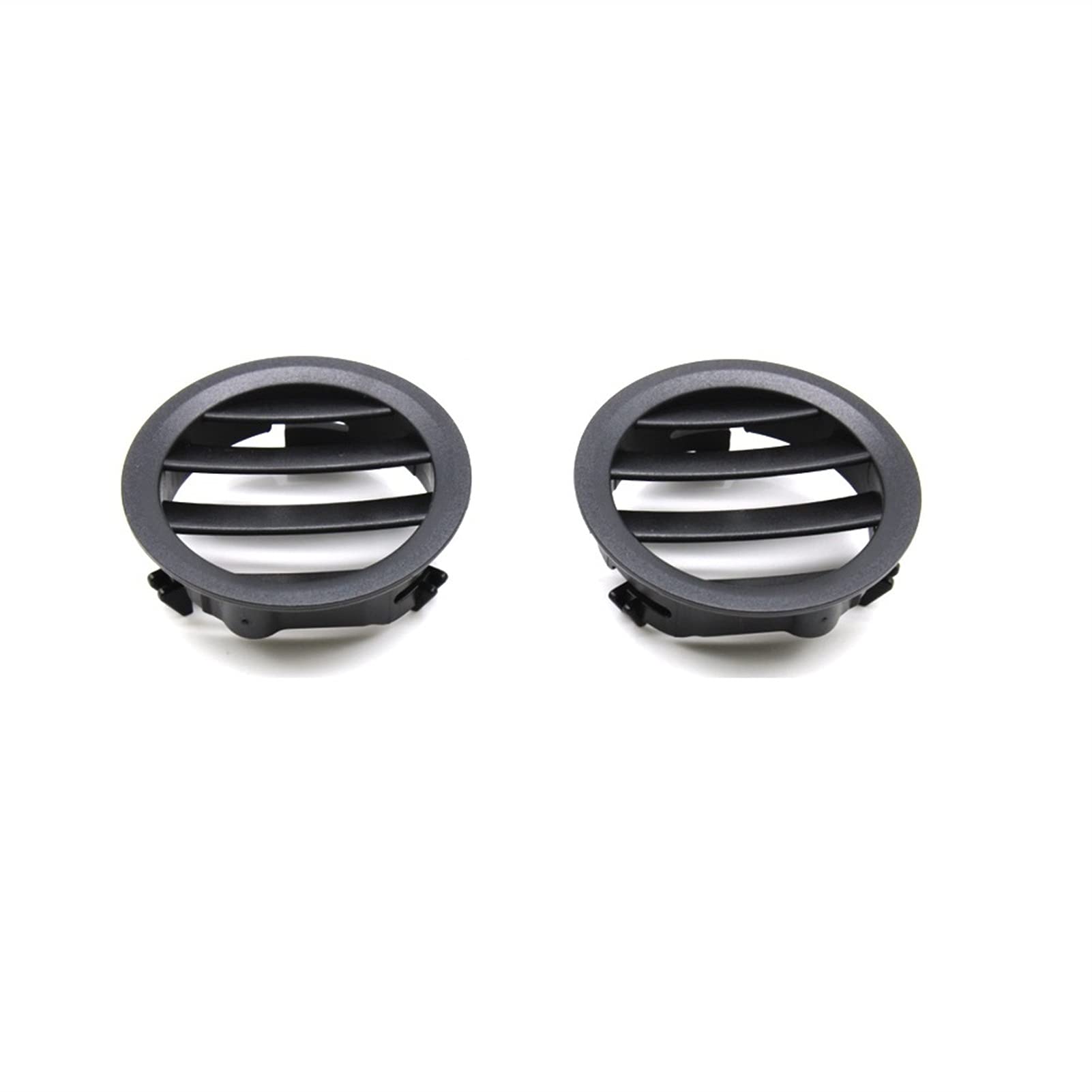 XUBOR LHD RHD Konsole kleine runde AC-Entlüftungsgitterabdeckung, for Mercedes, for Benz W204 C-Klasse C180 C200 220 230 260 280 300 350 2007–2014 Lüftungsauslass für Klimaanlagen(New Model Black) von XUBOR
