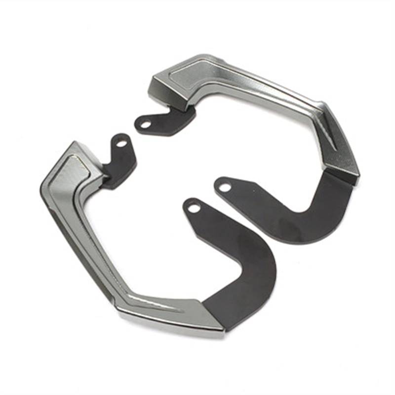 XUBOR Motorrad CNC Heckklappe, for Sitz, Soziusgriff, Haltegriffe, Armlehne CBR 650R CBR650R 2018 2019 2020 2021 Motorrad-Fußrasten(Gray) von XUBOR