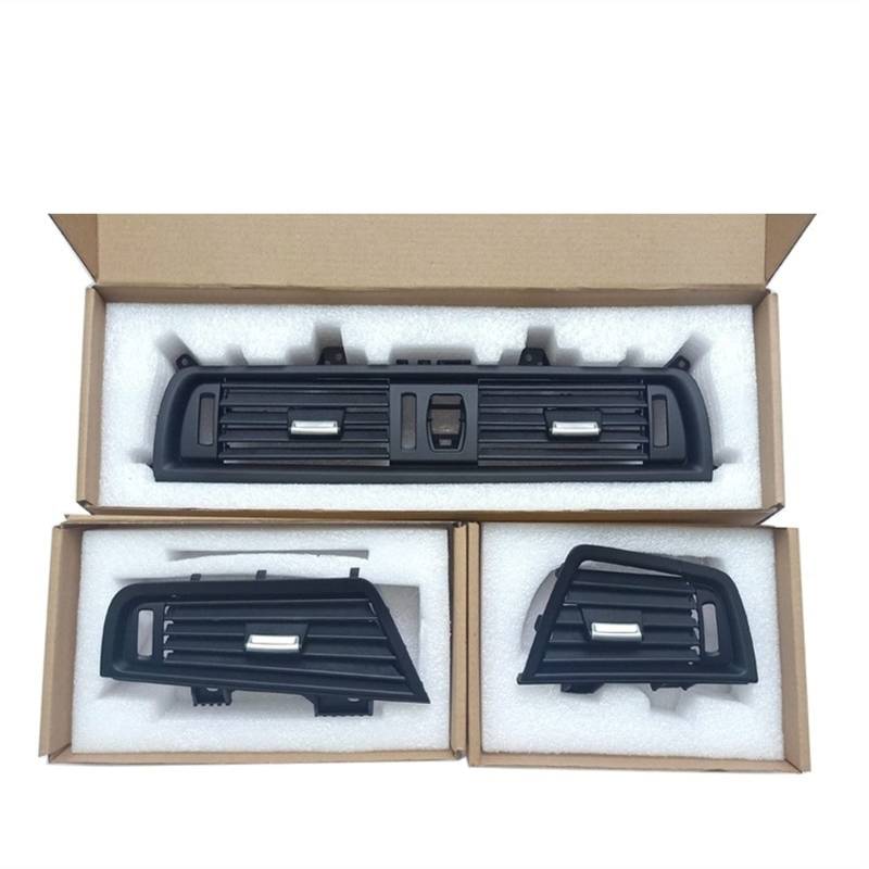 XUBOR Rechtes Lenkrad, RHD, Autos, vorne und hinten, AC-Entlüftungsauslass-Gitter-Abdeckungsset, for, 5er-Serie F10 F11 F18 520 525 530 535 Lüftungsauslass für Klimaanlagen(RHD 3PCS Set) von XUBOR
