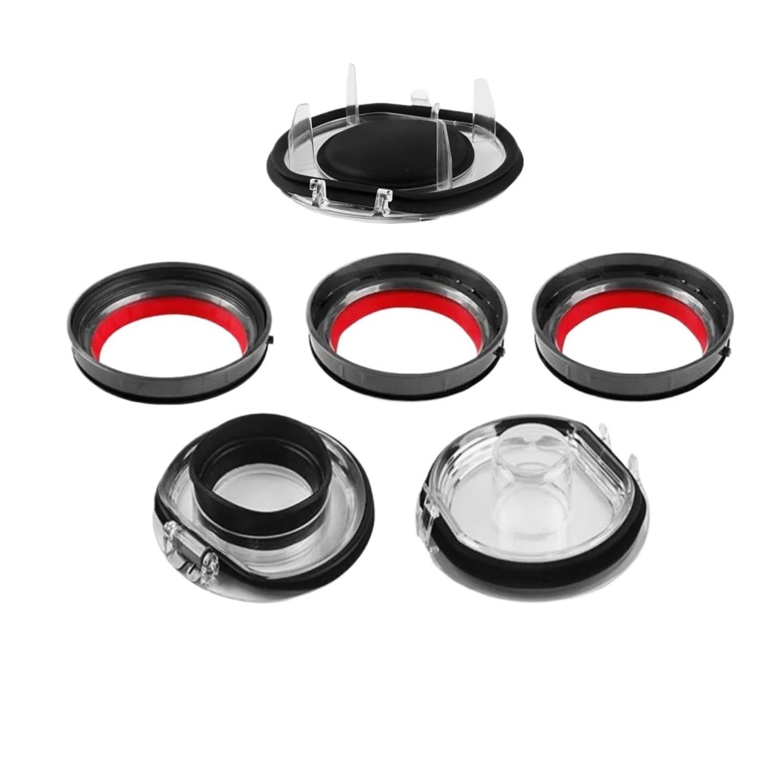 XUBOR Unterer Deckel, for Dyson, V6 V7 V8 V10 V11 V12 V15 Staubsauger - Oberer Fester Dichtungsring des Staubbehälters, Ersatzteil for die Staubsammlung Staubbox-Dichtungsring(V6 DC) von XUBOR