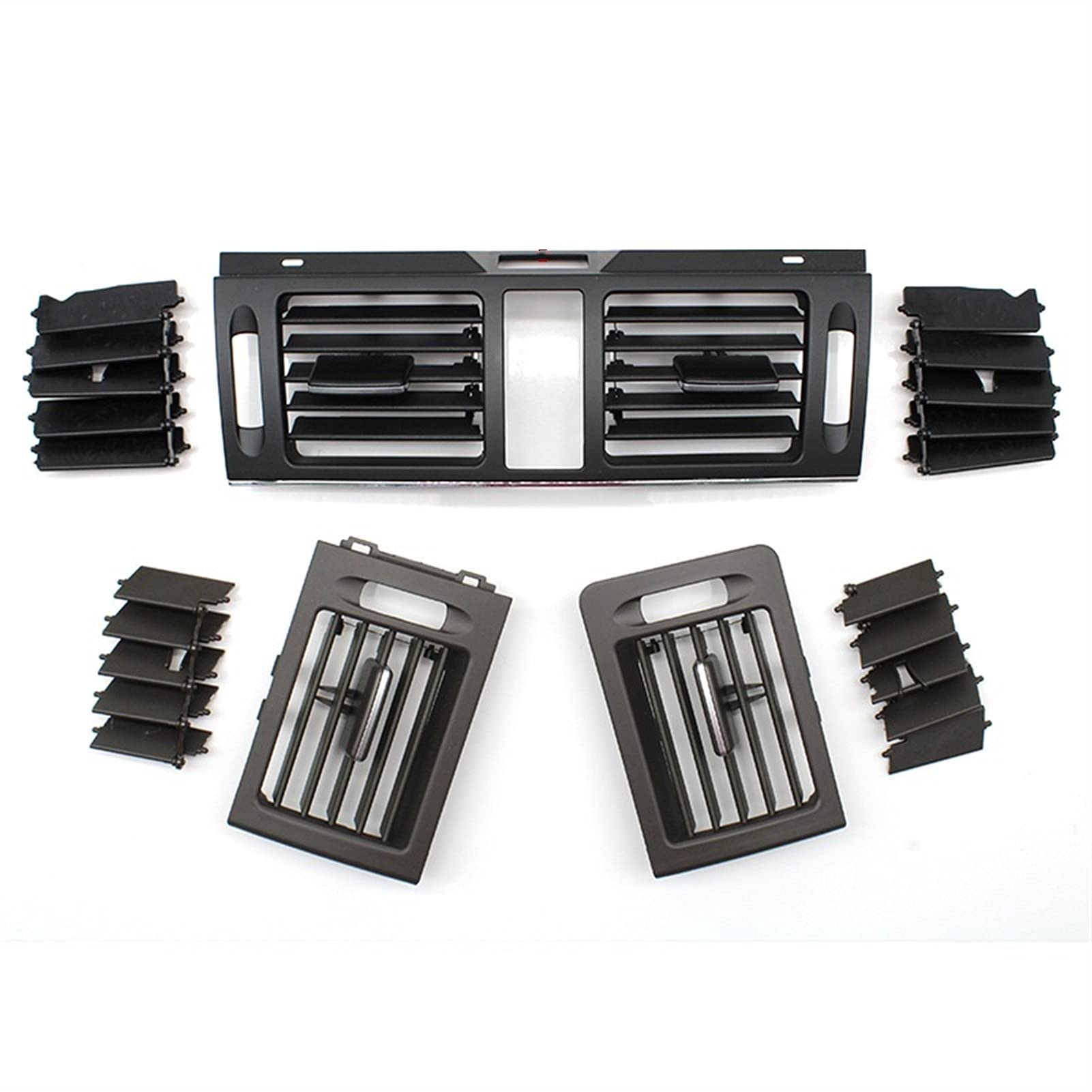 XUBOR Vordere Klimaanlage AC Vent Grille Outlet Set, for Mercedes, for Benz W204 C Klasse 180 200 220 230 260 300 350 2007-2011 Lüftungsauslass für Klimaanlagen(Moka High-end Model) von XUBOR