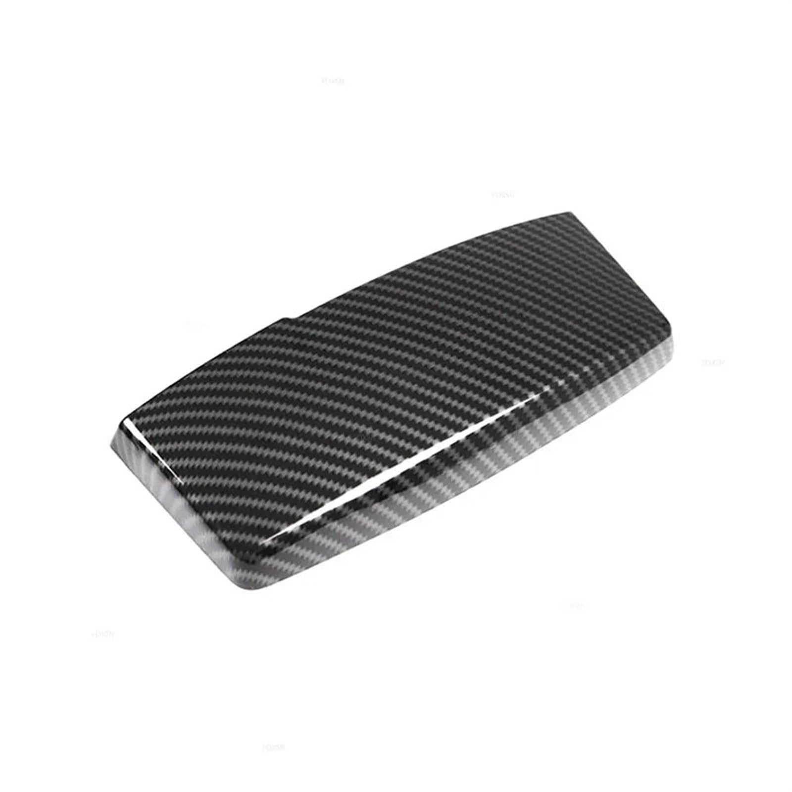 XUBOR for, 5er E60 2004–2009 2010 ABS-Kohlefaserstruktur Mittelkonsolendeckel Armlehnenbox Aufbewahrungsbox Abdeckung Schutzverkleidung(1PC A Part) von XUBOR
