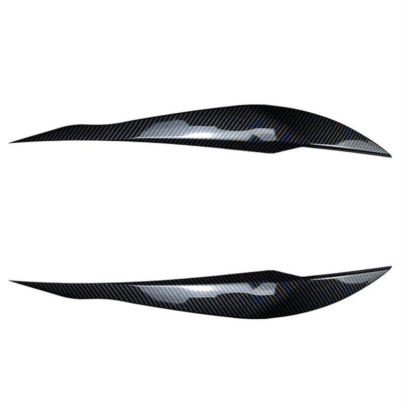 XUBOR for BMW 3 Serie F30 F31 320i 328i 335i F80 M3 2012-2018 Frontscheinwerfer Augenbraue Augenlid Deckel Trim Lampenabdeckung Aufkleber Zubehör Scheinwerfer Augenbrauenabdeckung(Carbon Look) von XUBOR