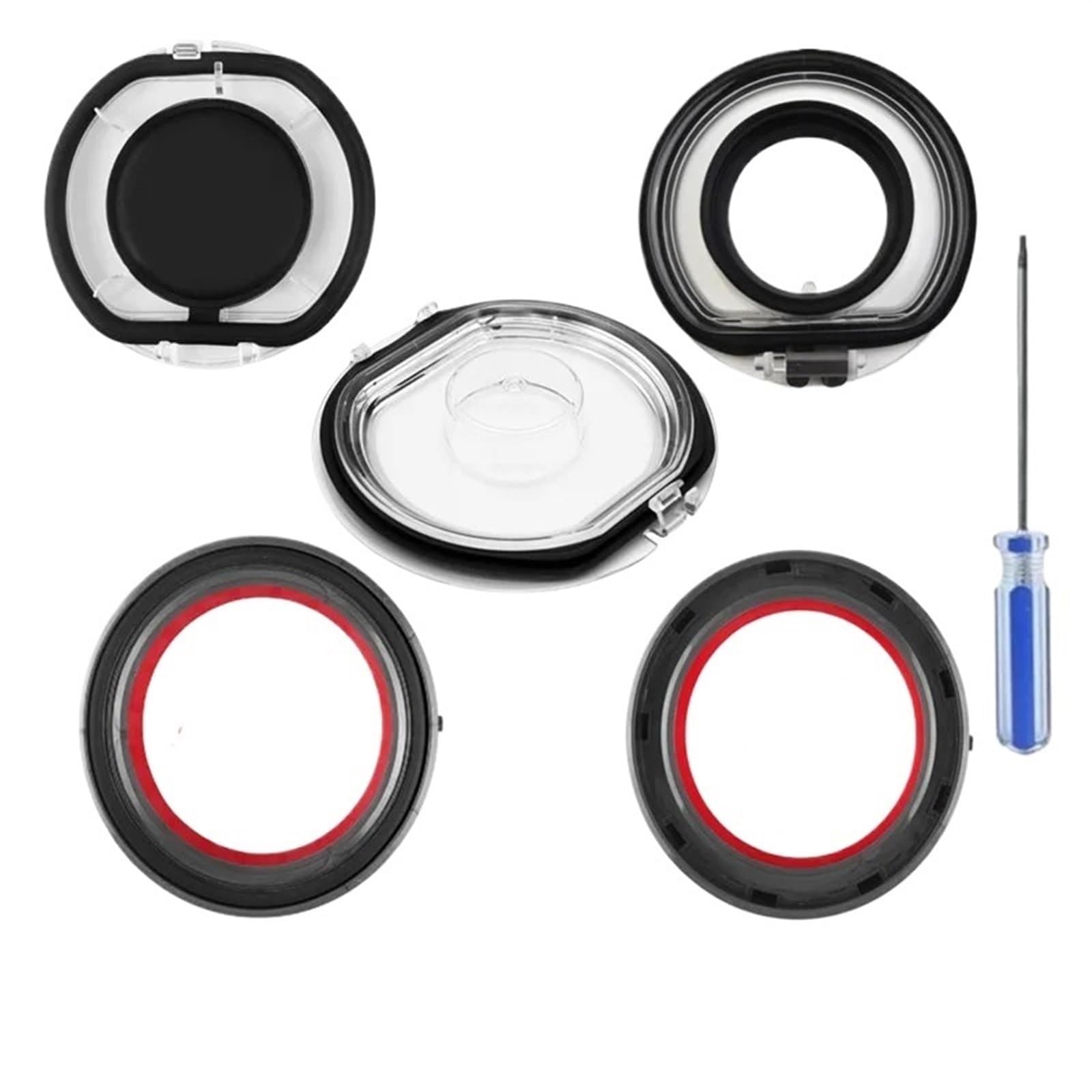 XUBOR for Dyson, V7 V8 V11 V10 V15 V6/DC Serie Roboter-Staubsauger, Deckel des unteren Behälters, kabelloser Vakuumbehälter, Bodenabdeckung, Dichtringkappe Staubbox-Dichtungsring(V10 V11 V15) von XUBOR