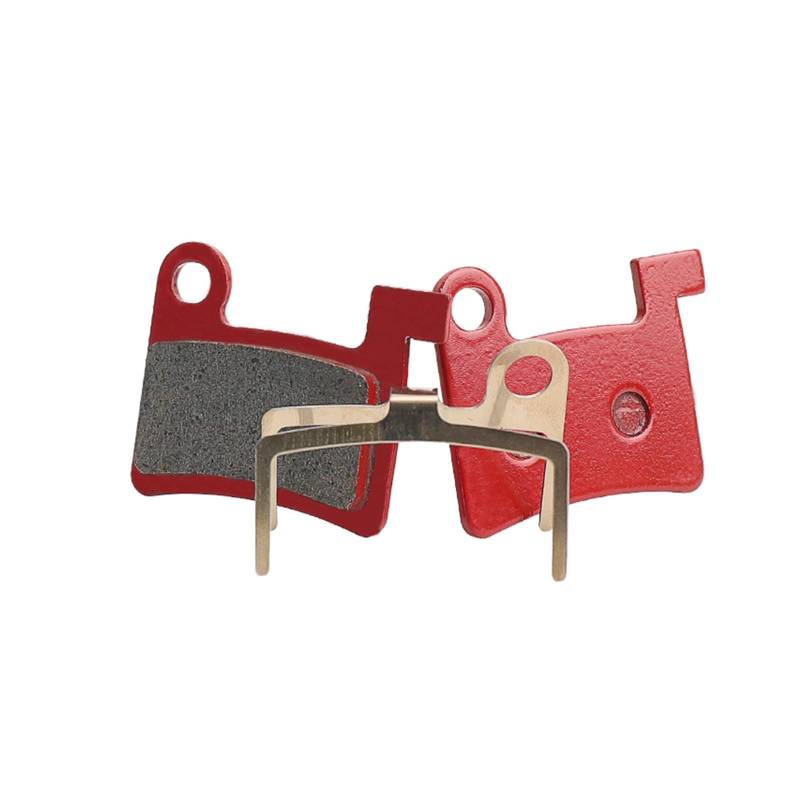 XUBOR for Elida-Lithium-Klappbatterie, 1-4 Paar Elektrofahrrad-Scheibenbremsbeläge Harz-Halbmetall-MTB-Fahrrad-Scheibenbremsbeläge Fahrradbremsbeläge(1 Pair) von XUBOR