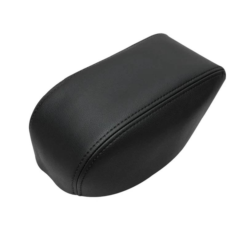 XUBOR for Hyundai, Tucson 2006 2007 2008 2009 2010 2011 2012 2013 Mittelkonsole Armlehne Box Abdeckung Mikrofaser Leder Schutzverkleidung(Black) von XUBOR
