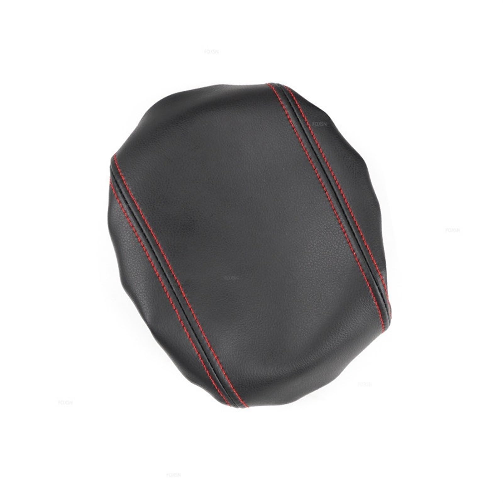XUBOR for Peugeot, 508 2011 2012 2013 2014 2015 2016 2017 2018 Mikrofaser-Leder Auto Innen Mittelkonsole Deckel Armlehne Box Abdeckung Verkleidung(Black-red line) von XUBOR