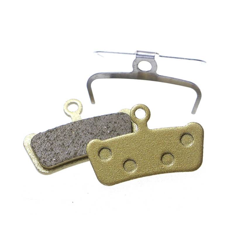 XUBOR for SRAM, for Avid X0 Trail, for SRAM, for Guide R RS RSC MTB Mountainbike-Scheibenbremse, 4 Paar Fahrradbremsbeläge Fahrradbremsbeläge(Gold) von XUBOR