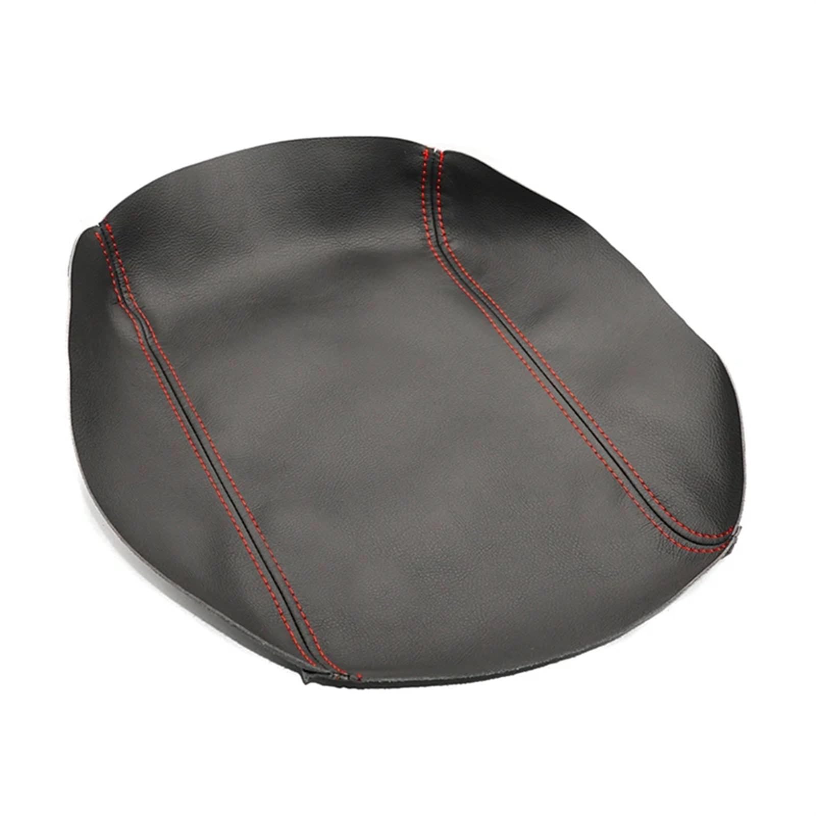 XUBOR for Toyota, 4Runner 2010–2015 2016 2017 2018 Auto Mikrofaser Leder Innenausstattung Mittelkonsole Deckel Armlehne Box Abdeckung Aufkleber Zierleiste(Black-red line) von XUBOR