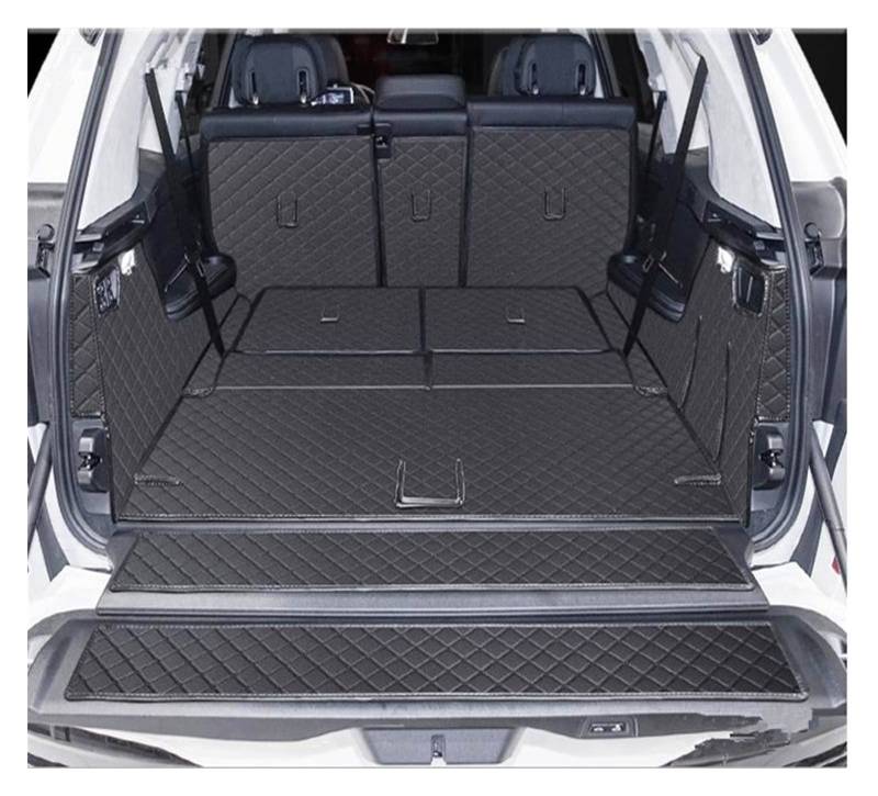 Kofferraummatte Custom Special Für BMW X7 2019 2020 2021 2022 G07 6 7 Sitze Cargo Liner Boot Teppiche Abdeckungen Kofferraummatten Kofferraummatten (Farbe : 6 Seats Black Black) von XUEYINGBAI