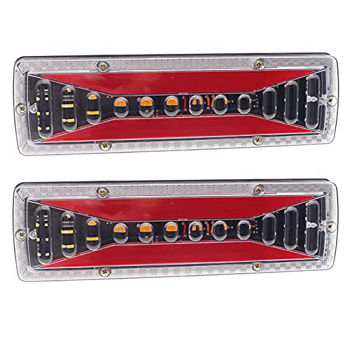 Begrenzungsleuchten AnhäNger 1pair 24V dynamische LKW-Rücklicht-Blinker-Rückfahr-Rückfahrlampe für Auto-Anhänger-LKW-Campers Begrenzungsleuchten AnhäNger 1pair 24V dynamische LKW-Rücklicht-Blinker-Rückfahr-Rückfahrlampe für Auto-Anhänger-LKW-Campers von XUEZHEN