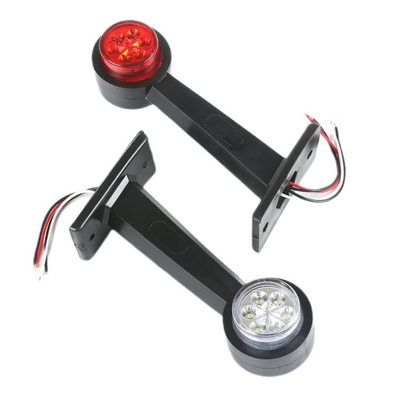 Begrenzungsleuchten AnhäNger 2 STÜCKE LKW Seitenmarkierer Beleuchtung 12V Anhänger Lichter Seitenmarkierer Lampenfreiheit Lichter Seitenmarker Licht für LKW von XUEZHEN
