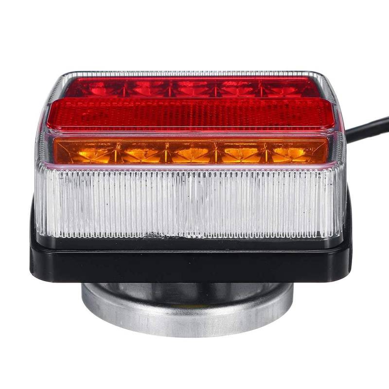 Begrenzungsleuchten AnhäNger Paar 12V magnetischer LKW-Rücklicht hinterer Kennzeichen Licht WARNUNG Bremslampe Signal für Anhänger Caravans Campers Boot von XUEZHEN