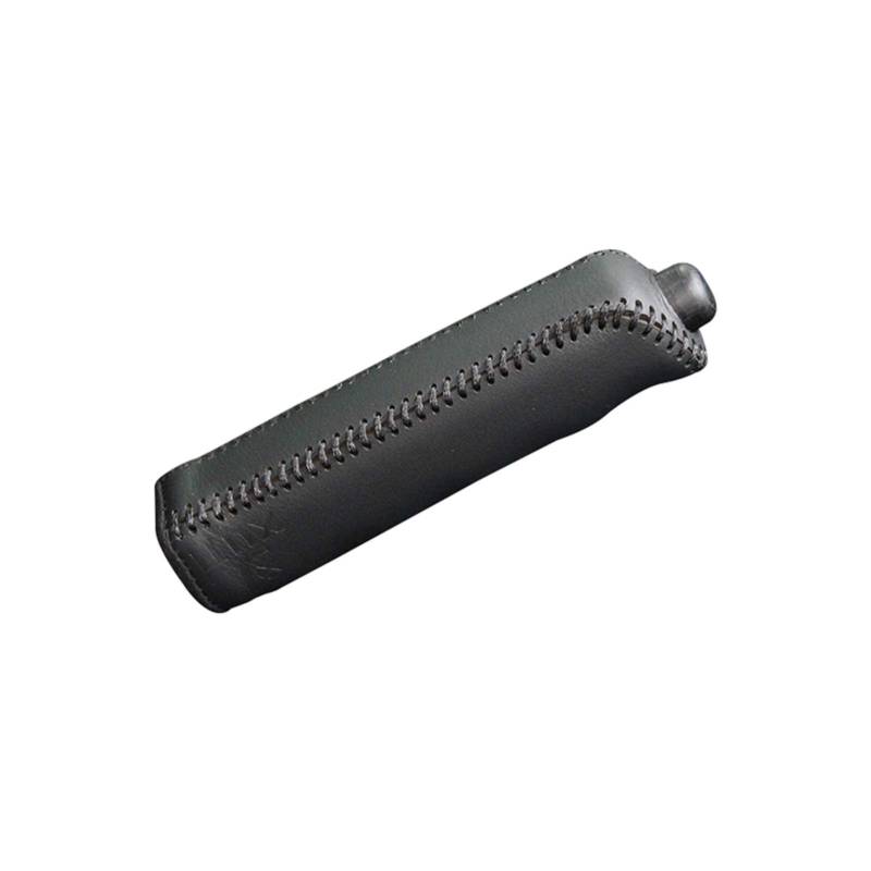 Handbremsmanschette, Schaltsack Schaltmanschette Deckschicht Ledertasche für Handbremsabdeckung Fit Verwendung für Handbremsabdeckung Top Echtes Lederabdeckung Handbremse Auto(Black Leather) von XUEZHEN
