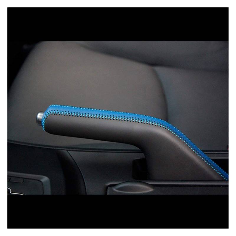 Handbremsmanschette, Schaltsack Schaltmanschette Lederetui für Handbremsabdeckung fit verwendung für Mazda 3 Handbremsabdeckung Nappa Lederabdeckung Handbremse Auto(Custom) von XUEZHEN