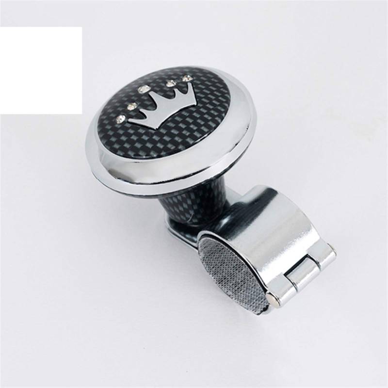 Lenkradknauf, Universal Auto Lenkradknauf Auto Lenkrad Spinner Griff Knob Booster Kugelmetalllager LKW-Handgriff for Lenkrad(Grain) von XUEZHEN