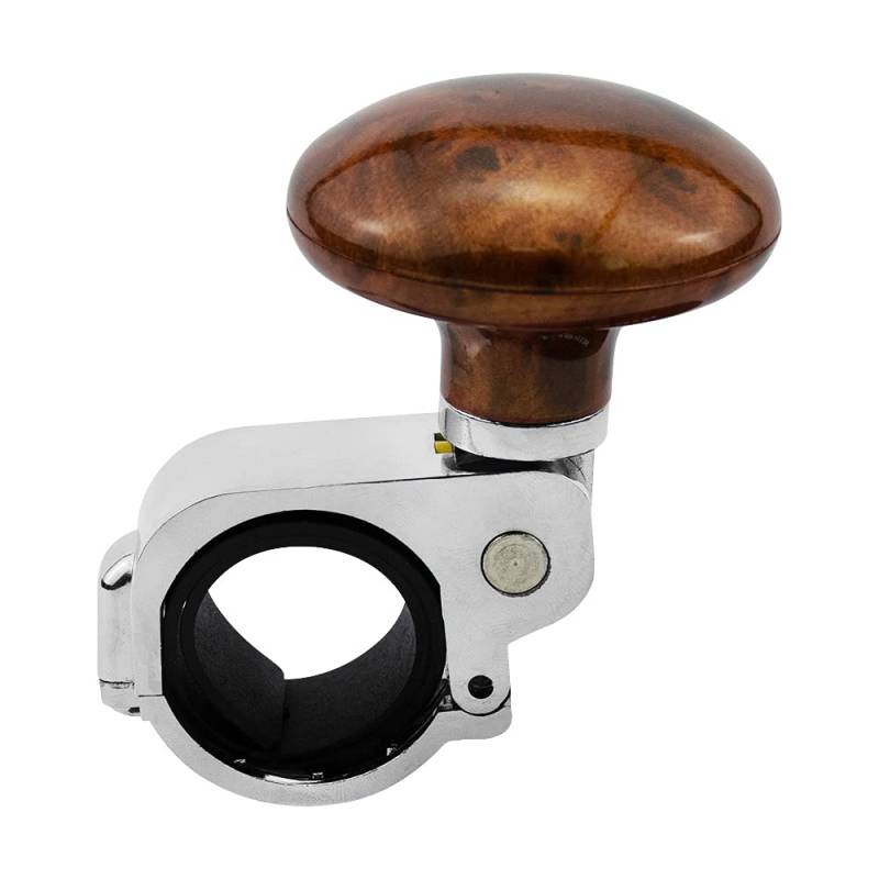 Lenkradknauf, Universal Auto Lenkradknauf Griff-Lenkrad-Hilfsbooster-Spinner-Knopf-Griffknopf Universal-Auto-Lenkradknopf-Booster-Kugel-Lenkungsmetalllagerwagen(Brown) von XUEZHEN