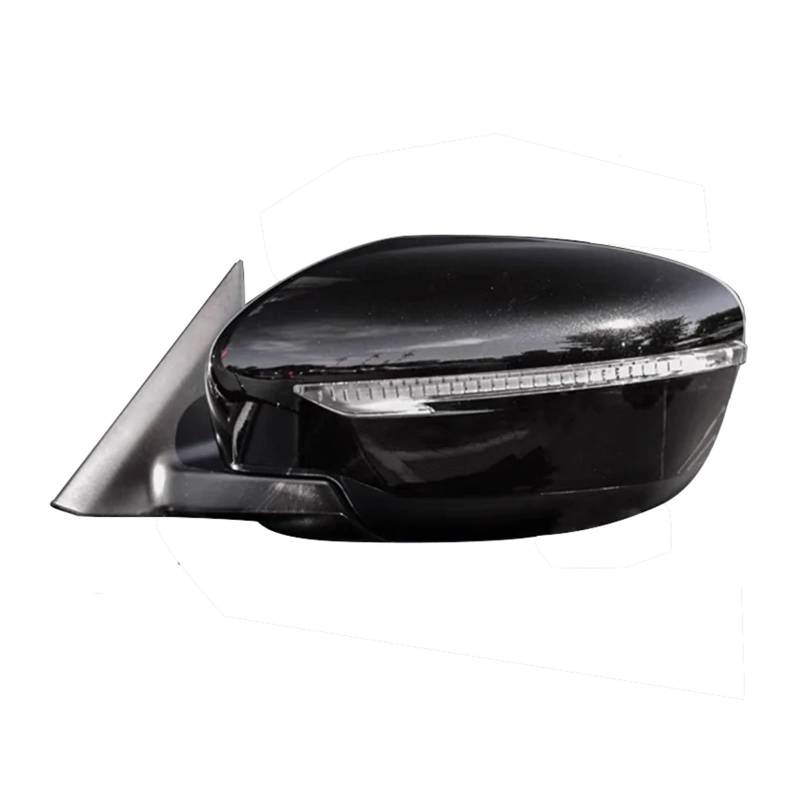 Auto-Seitenrückspiegel-Baugruppe Kompatibel for Nissan X-Trail 2014 2015 2016 2017-2020 Mit Kamera Power Folding Flash Warnlicht(11 Wire Left) von XUHRJOHI
