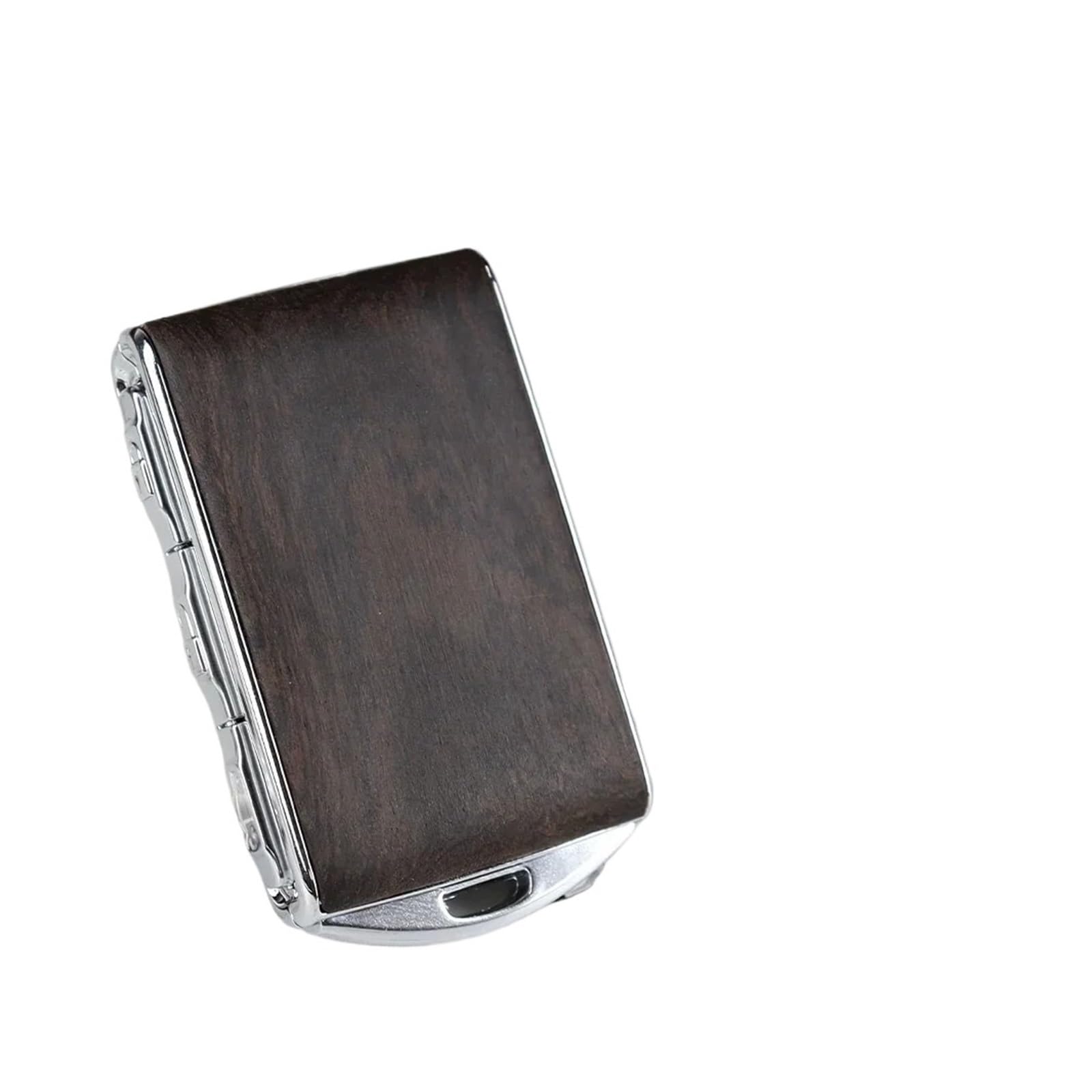 Autoschlüsselgehäuse aus Holz, kompatibel mit Volvo S60 S90 XC40 XC60 XC90 V60 V90 EX40 EX90 Polestar 1 2 3 4 2024 2023 2022 2021(A,No Logo) von XUHRJOHI