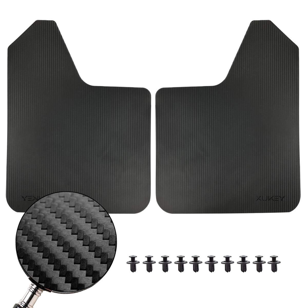 XUKEY 2 Stück/Set Universal Carbon Faser Effekt Schmutzfänger Für Auto Pickup SUV Van Truck Schmutzfänger Splash Guards Kotflügel Schmutzige Fallen XUKEY 2 Stück/Set Universal Carbon Faser Effekt Schmutzfänger Für Auto Pickup SUV Van Truck Schmutzfänger Splash Guards Kotflügel Schmutzige Fallen von XUKEY