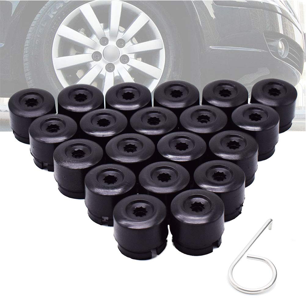 XUKEY 20Pcs 19mm Auto Radmutter Auto Nabe Schraube Abdeckung Schutzkappen Radmutter Schraube Kopfabdeckung Kappen Für Transporter T5 T6 2003-2020 XUKEY 20Pcs 19mm Auto Radmutter Auto Nabe Schraube Abdeckung Schutzkappen Radmutter Schraube Kopfabdeckung Kappen Für Transporter T5 T6 2003-2020 von XUKEY