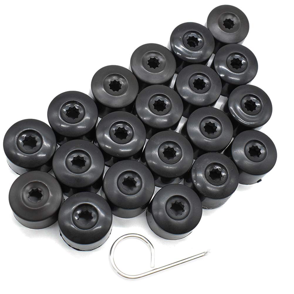 XUKEY 20pc Radmutterkappe Radmutter Kappen mit Abzieher Für Beetle Golf Tiguan XUKEY 20pc Radmutterkappe Radmutter Kappen mit Abzieher Für Beetle Golf Tiguan von XUKEY