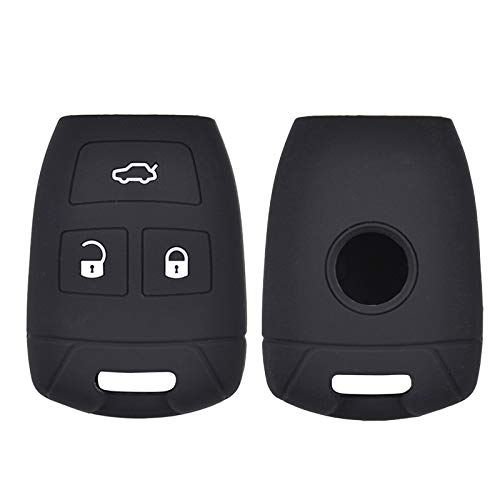 XUKEY 3 Tasten Silikon Schlüsselhülle für FIAT Croma Bravo Stilo Keyless Remote Key Cover Shell Skin Holder Protector von XUKEY