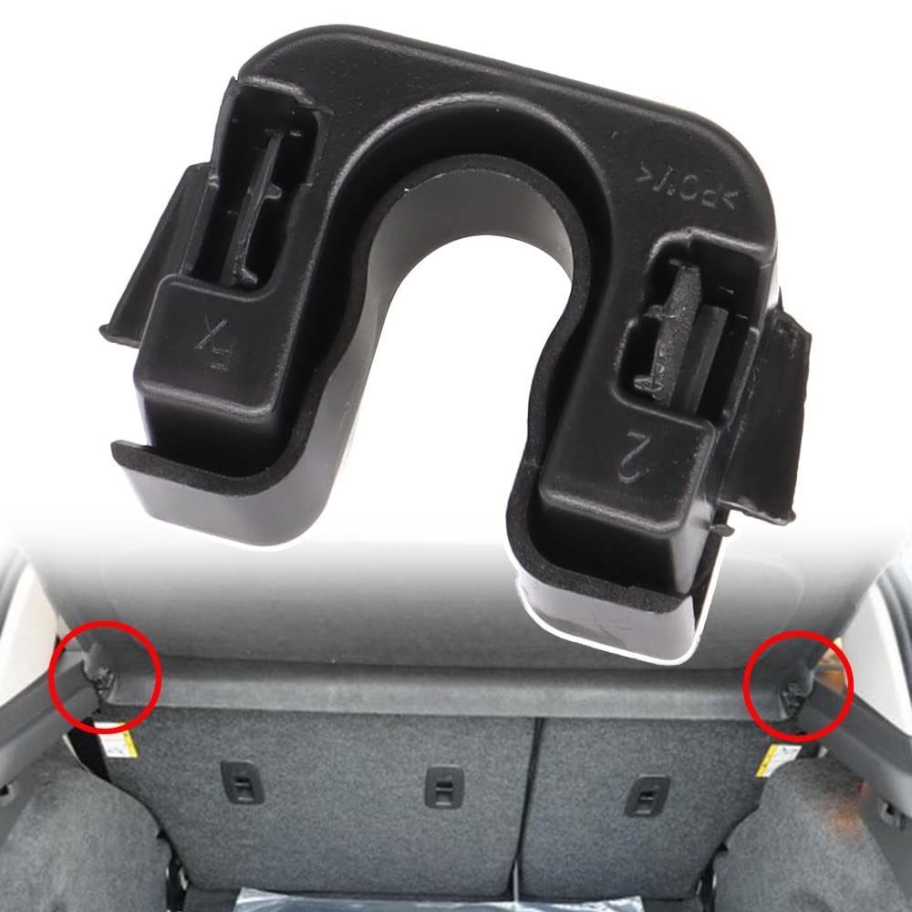 XUKEY Hutablage Clip Passend für Fiesta Mk7 Mk8 1539663 Kofferraumabdeckung, 2 Sätze Kofferraumabdeckung Halterungen für Focus C-Max Mondeo Gepäckbefestigung Hinten von XUKEY