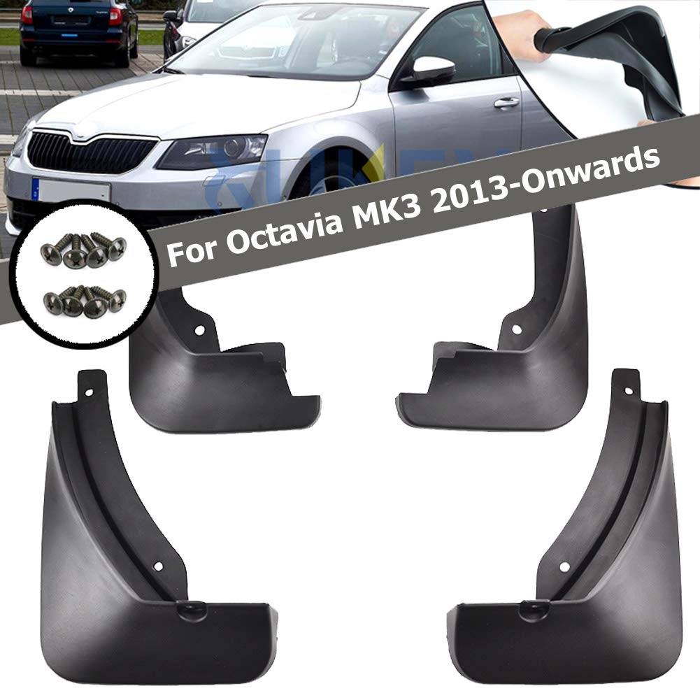 XUKEY Schmutzfänger für Octavia 3 MK3 5E 2013 2014 2015 2016 2017 2018 Spritzschutz Schutzbleche vorne hinten XUKEY Schmutzfänger für Octavia 3 MK3 5E 2013 2014 2015 2016 2017 2018 Spritzschutz Schutzbleche vorne hinten von XUKEY