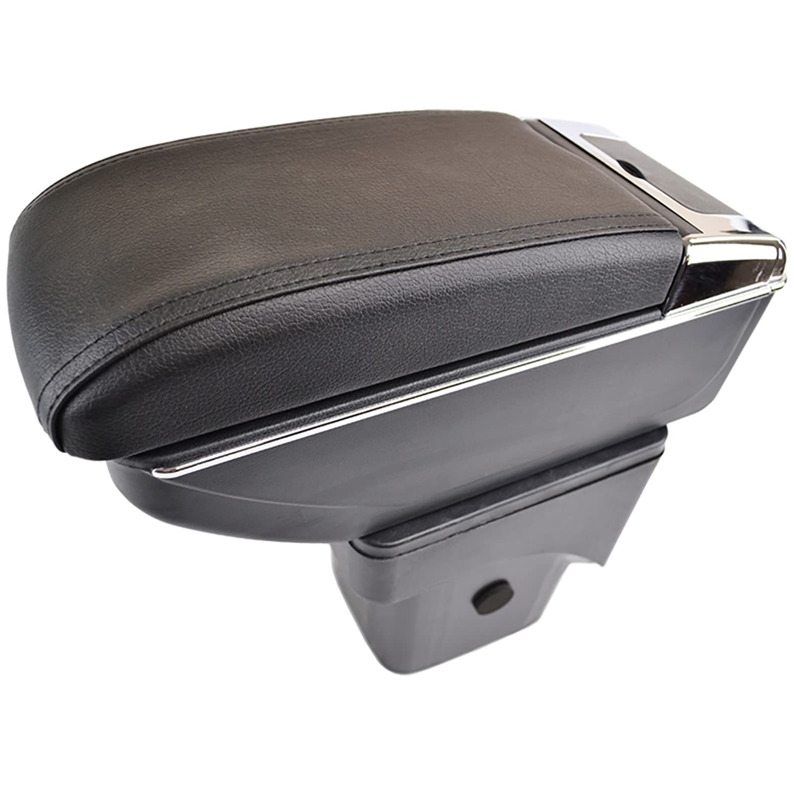 XUKEY Zweilagige Armlehne aus schwarzem Leder für Focus 2 2005-2011 MK2 Mittelkonsole Aufbewahrungsbox Armlehne XUKEY Zweilagige Armlehne aus schwarzem Leder für Focus 2 2005-2011 MK2 Mittelkonsole Aufbewahrungsbox Armlehne von XUKEY