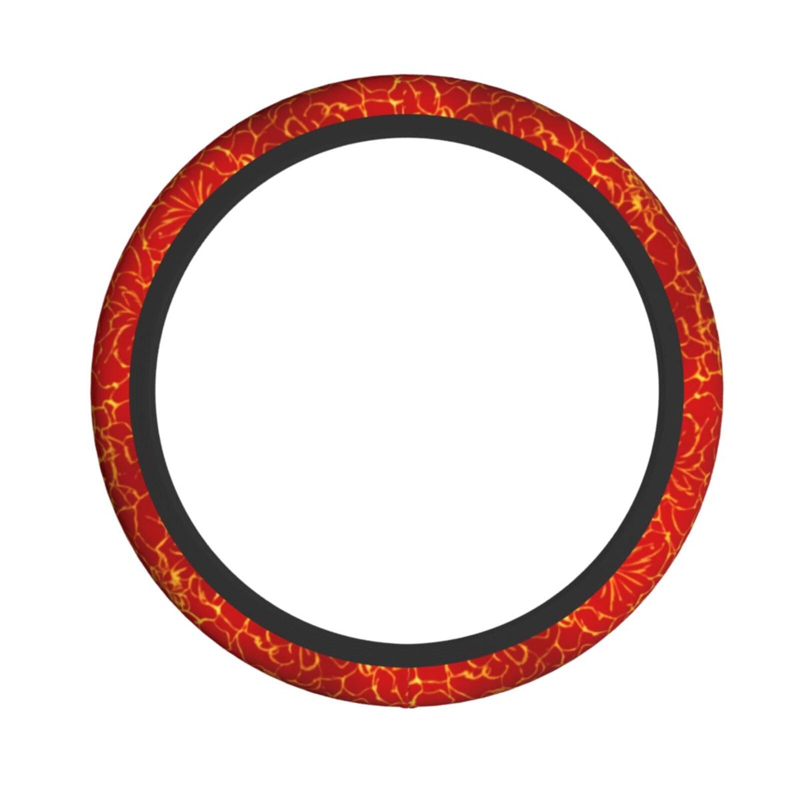 Elastischer Stretch-Lenkradbezug mit Blumendruck, Lenkradzubehör, passend für Auto, LKW, SUV Elastischer Stretch-Lenkradbezug mit Blumendruck, Lenkradzubehör, passend für Auto, LKW, SUV von XULLZH