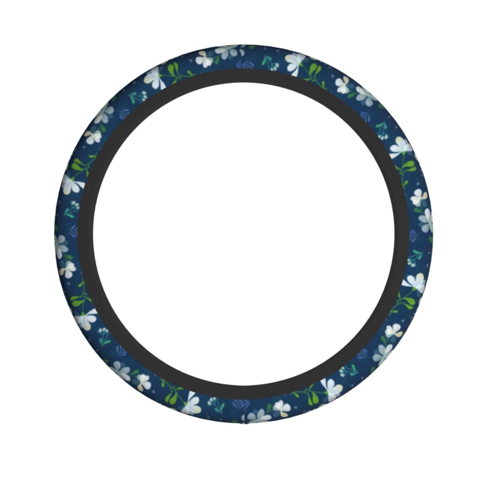 Elastischer Stretch-Lenkradbezug mit Gras- und Taubenmuster, Lenkradzubehör, passend für Auto, LKW, SUV Elastischer Stretch-Lenkradbezug mit Gras- und Taubenmuster, Lenkradzubehör, passend für Auto, LKW, SUV von XULLZH