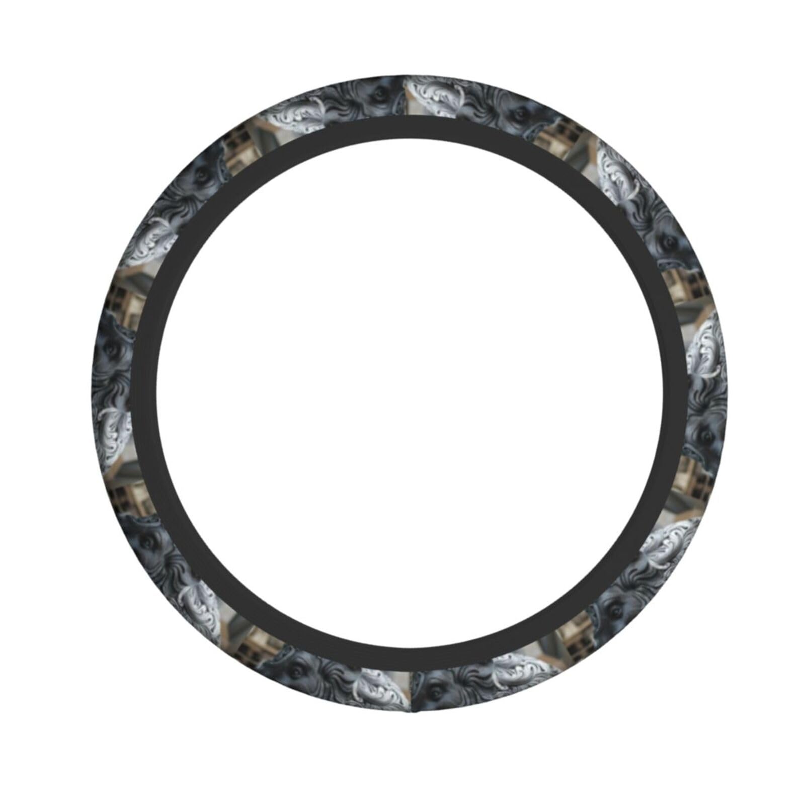Lenkradbezug mit Elefanten-Motiv, elastisch, dehnbar, Lenkradzubehör, passend für Auto, LKW, SUV Lenkradbezug mit Elefanten-Motiv, elastisch, dehnbar, Lenkradzubehör, passend für Auto, LKW, SUV von XULLZH