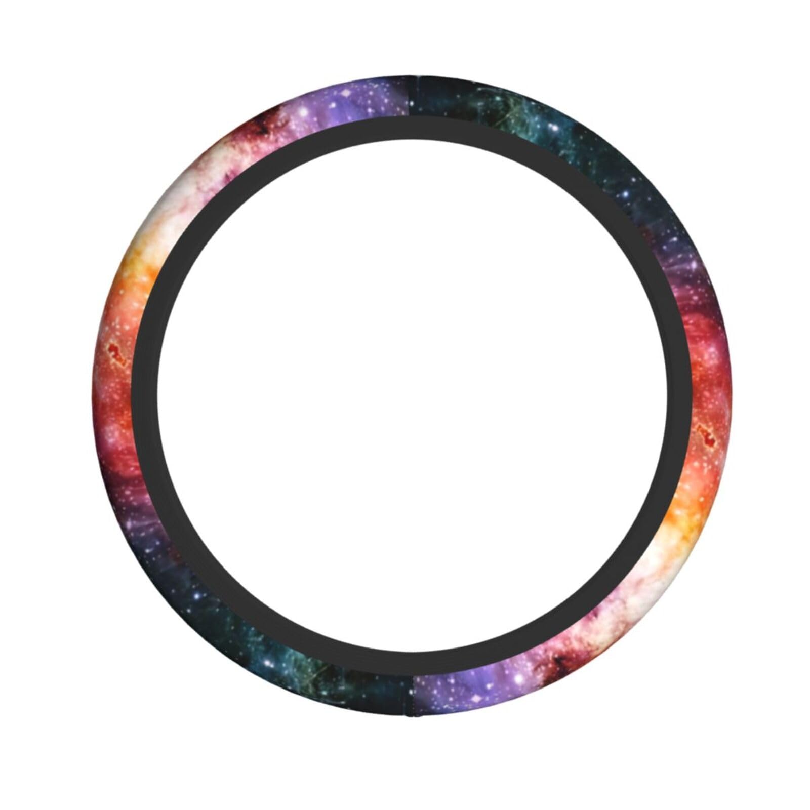 Lenkradbezug mit Galaxie-Motiv im Universum, elastisch, dehnbar, Lenkradzubehör, passend für Auto, LKW, SUV Lenkradbezug mit Galaxie-Motiv im Universum, elastisch, dehnbar, Lenkradzubehör, passend für Auto, LKW, SUV von XULLZH