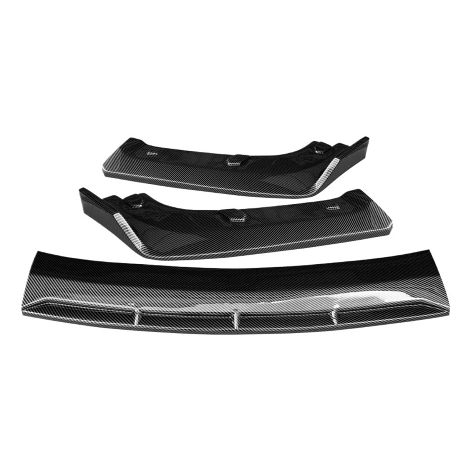 Shuogoufeng Store Auto-Frontstoßstangen-Lippen-Body-Kit, Kinnspoiler, Diffusorschutz, Zubehör, Karbonfaser-Look, ABS, kompatibel mit Le*xus GS 2016–2020(Carbon Fiber Look) von XUWPKCLC