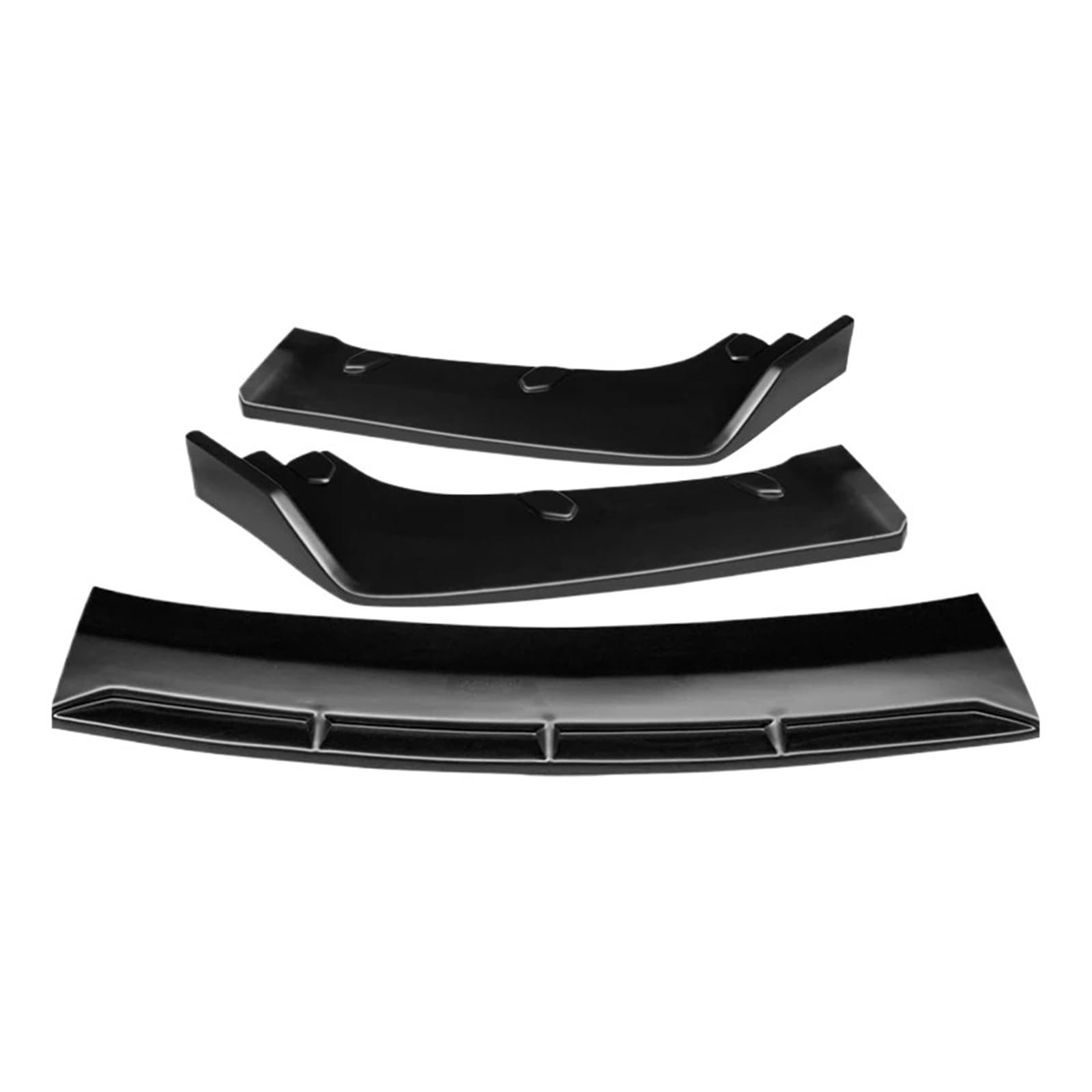 Shuogoufeng Store Auto-Frontstoßstangen-Lippen-Body-Kit, Kinnspoiler, Diffusorschutz, Zubehör, Karbonfaser-Look, ABS, kompatibel mit Le*xus GS 2016–2020(Matte Black) von XUWPKCLC