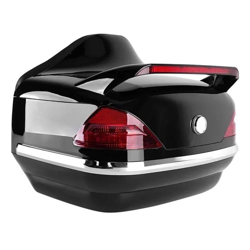 Motorradtasche Gepäcktaschen Für Kawasaki Motorrad 26L Sichere Verriegelung Hinten Lagerung Gepäck Trunk W/Lock-Box Hinten Topbox Fall Blinker Lampen Motorrad Hecktasche von XVGUOYAN
