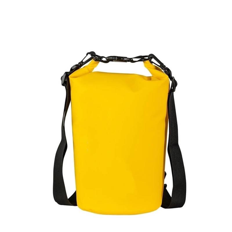 Motorradtasche Gepäcktaschen Motorradtasche Outdoor PVC Dry Sack Bag Wasserdicht 40L 60L 80L Schulter Tasche Tauchen Schwimmen Wandern Fahren Reise-Kits Motorrad Hecktasche(Yellow 10L) von XVGUOYAN