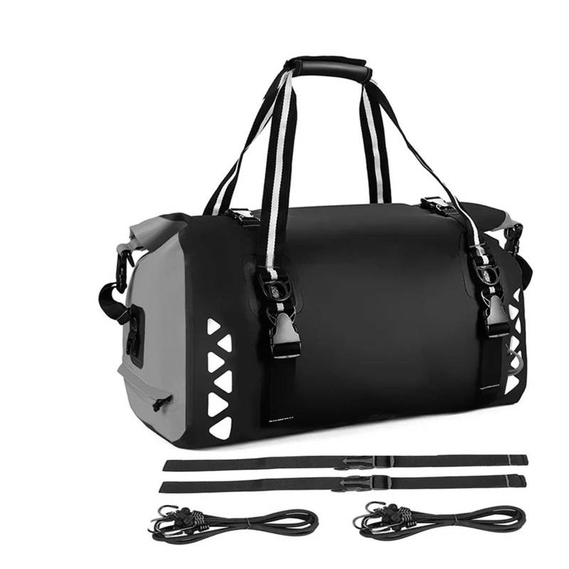 Motorradtasche Gepäcktaschen Universal Für Can-Am Für Maverick Für X3 Max Turbo R 2017 2018 2019 2020 Lagerung Tasche ATV UTV Schwarz Hinten Lager Taschen Wasserdicht Motorrad Hecktasche(50L Black) von XVGUOYAN