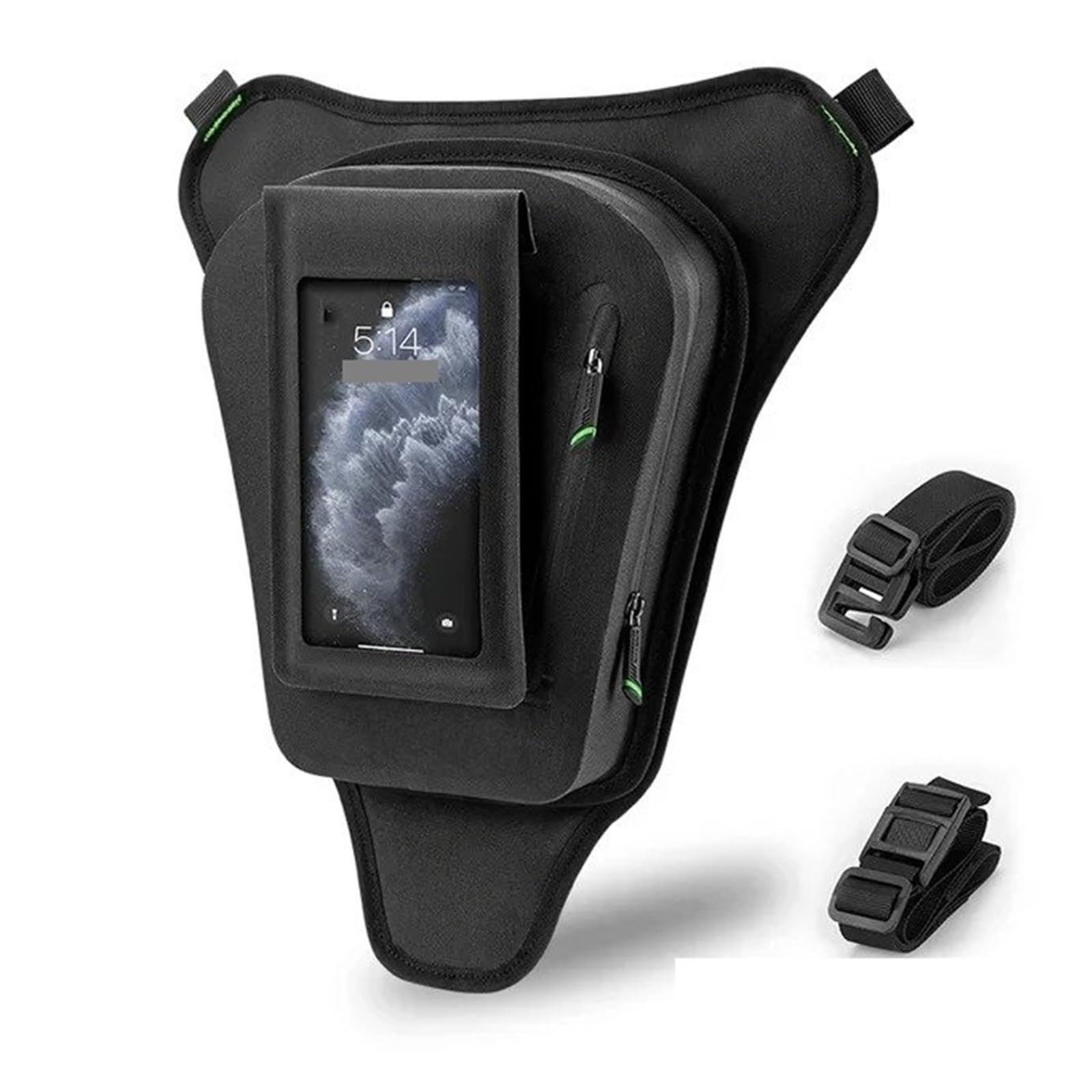 Motorradtasche Gepäcktaschen wasserdichte Motorrad-Tanktasche Moto Touchscreen Handy-Navigation Kraftstofftanktaschen Reiten One-Shoulder-Brusttasche Motorrad Hecktasche(All-in-one) von XVGUOYAN