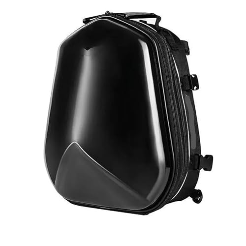 Motorradtasche Gepäcktaschen wasserdichte Motorradtasche Motorrad-Hecktasche Motorrad-Sitz-Hecktasche Helmtasche Multifunktional Große Kapazität Motorrad Hecktasche(L Size Black) von XVGUOYAN