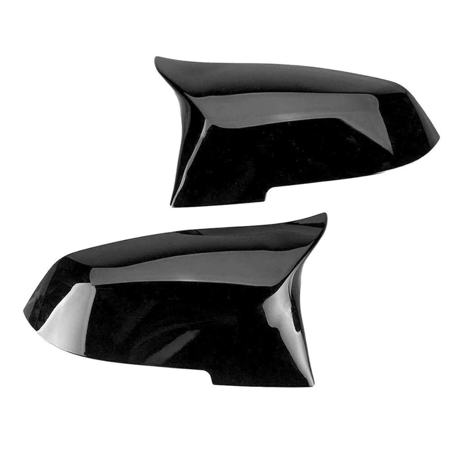 Spiegelkappen Für 1 2 3 4 Serie Für M Für 220i 328i 420i Für F20 F21 F22 Auto Rück Seite Spiegel Abdeckung Flügel Kappe Rückspiegelkappe(Schwarz) von XVGUOYAN
