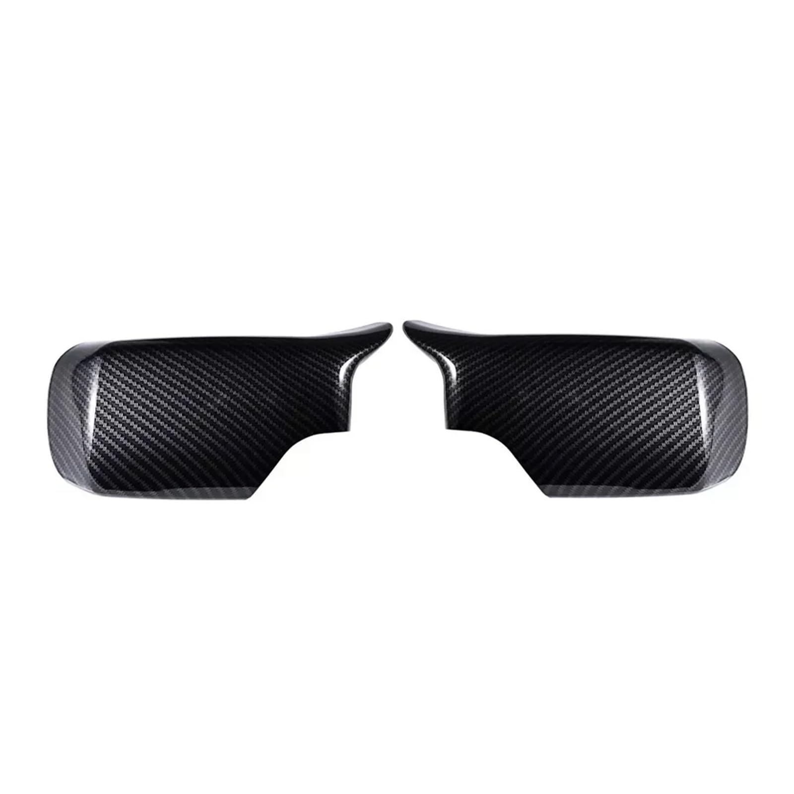 Spiegelkappen Für 3 Serie Für E46 1998-2005 Für E39 1996-2003 LHD Auto Rück Seite Spiegel Abdeckung Flügel Kappe Außentür Shell Rückspiegelkappe(Carbon Look) von XVGUOYAN