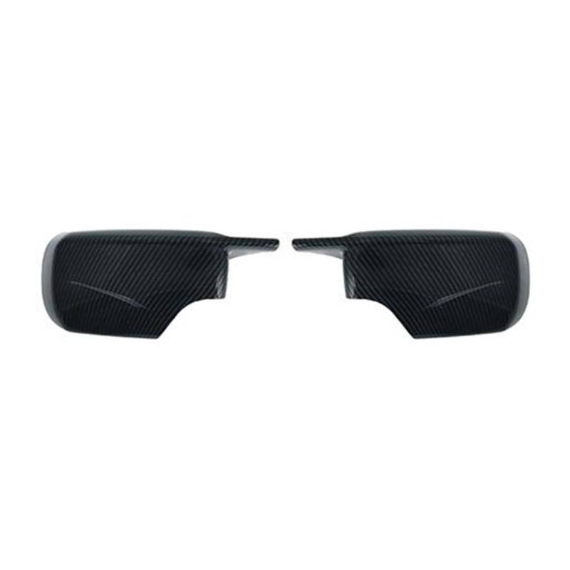 Spiegelkappen Für 3 Serie Für E46 Für 5 Serie Für E60 Horn Spiegel Shell Rückspiegel Shell Auto Teile Rückspiegelkappe(Carbon steel FOR E46) von XVGUOYAN