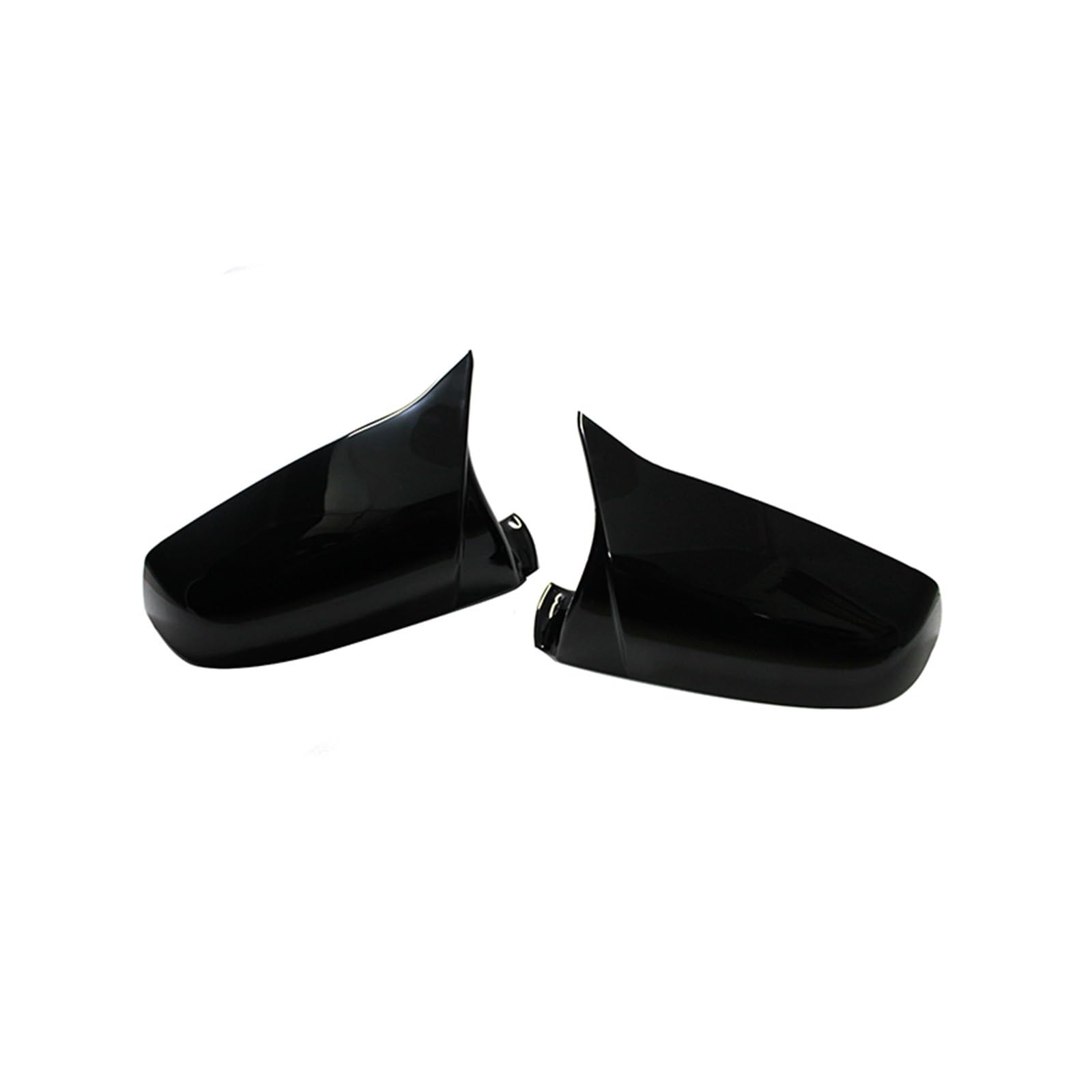 Spiegelkappen Für 5 6 7 Serie Für F01 F02 F03 F04 F06 F07 F10 F11 F12 F13 Seite Flügel Spiegel Kappe Abdeckung Rückspiegelkappe(Black One Pair) von XVGUOYAN