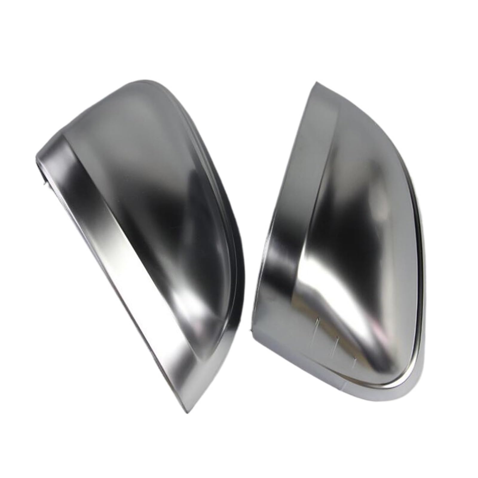 Spiegelkappen Für A4 Für A5 Für S4 Für S5 Für B9 Auto Rückspiegel Abdeckung Seite Flügel Abdeckungen Trim Silber Matte Chrom Shell Rückspiegelkappe(No Hole) von XVGUOYAN