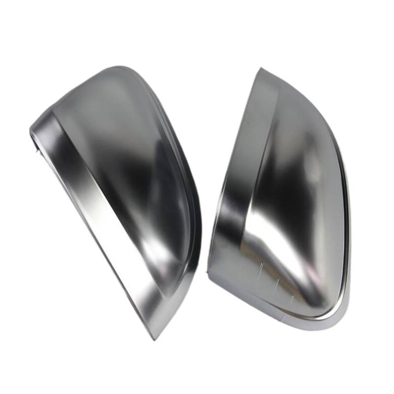 Spiegelkappen Für A4 Für A5 Für S4 Für S5 Für B9 Auto Rückspiegel Abdeckung Seite Flügel Abdeckungen Trim Silber Matte Chrom Shell Rückspiegelkappe(No Hole) von XVGUOYAN